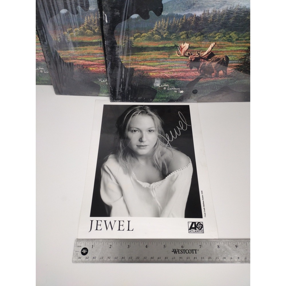 JEWEL Signed Autographed 8x10 Photo 3 New Record LP's From Her Dad Atz Kilcher - Picture 11 of 13